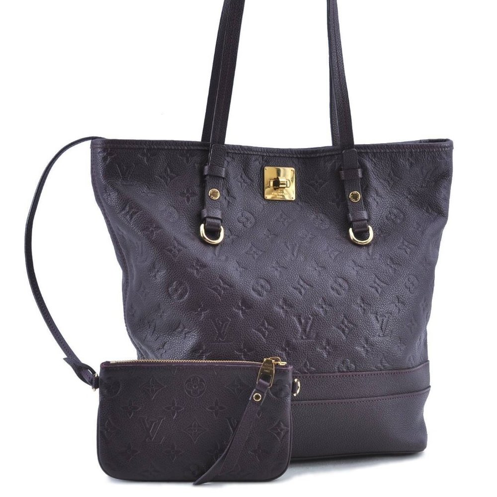 Citadine PM Empreinte Leather Black Shoulder Bag